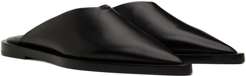 Jil Sander Black Pointed Loafers - Picture 3