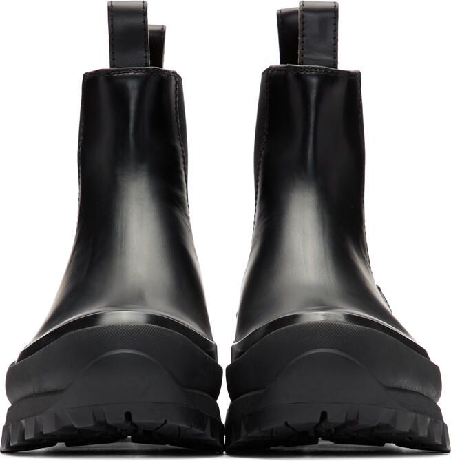Jil Sander Black Rubber Sole Boots - Picture 3