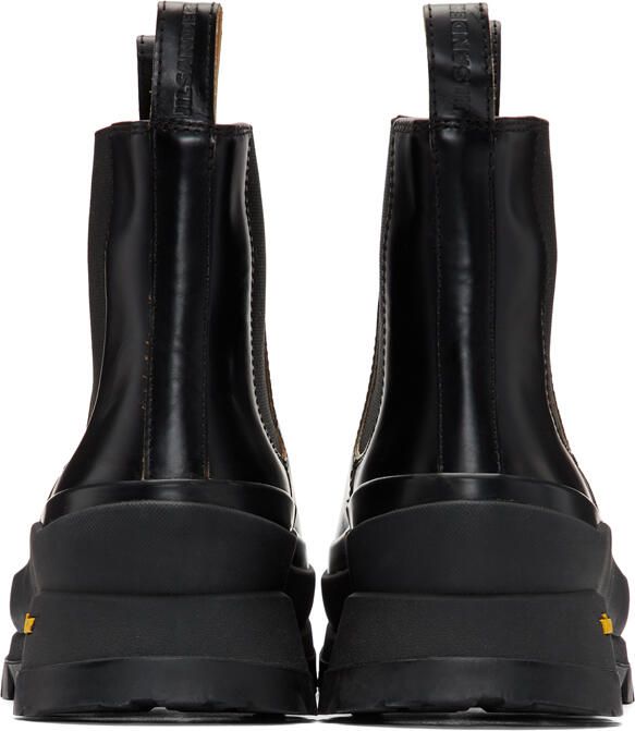 Jil Sander Black Rubber Sole Boots - Picture 4