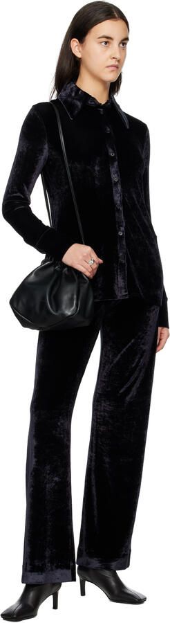 Jil Sander Black Square Toe Ankle Boots - Picture 4