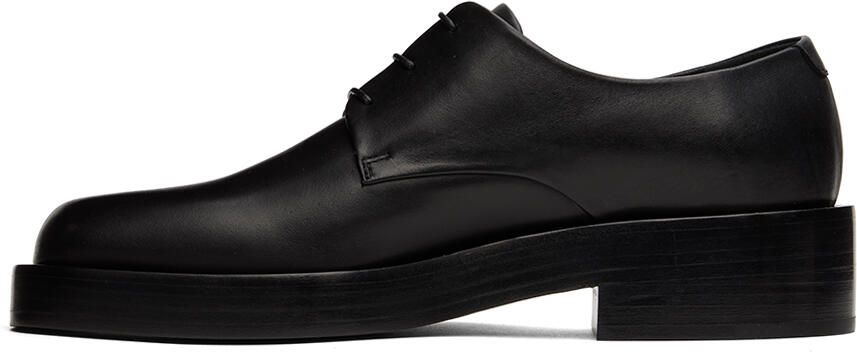 Jil Sander Black Square Toe Derbys - Picture 3