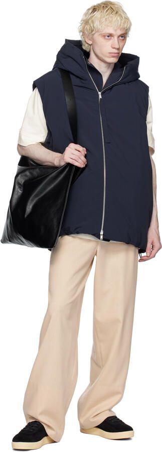 Jil Sander Black Suede High-Top Sneakers - Picture 4