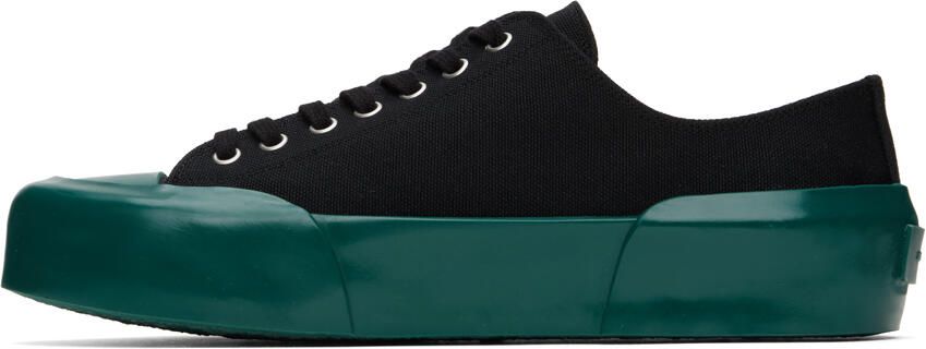 Jil Sander Black Vulcanized Sneakers - Picture 4