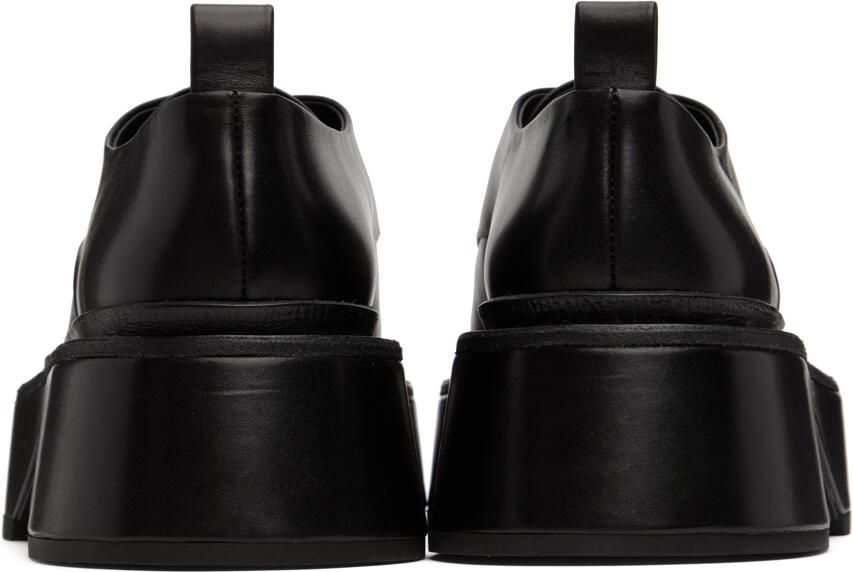 Jil Sander Black Wedge Lace-Ups