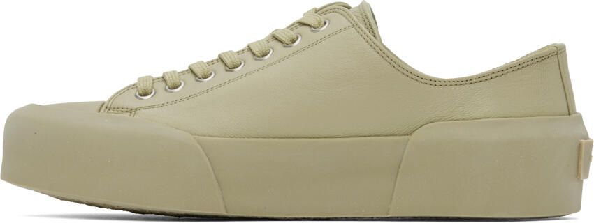 Jil Sander Green Low-Top Sneakers - Picture 3