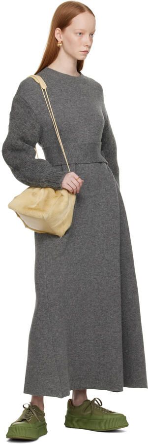 Jil Sander Green Platform Sneakers - Picture 4