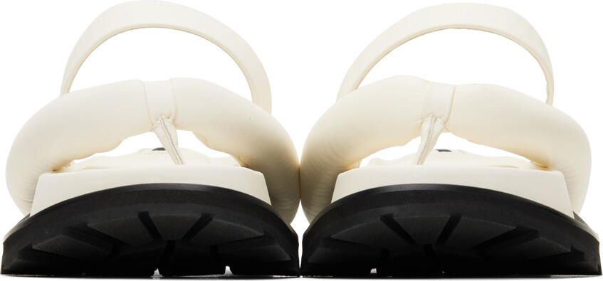 Jil Sander Off-White Oversize Strap and Sole Sandals - Picture 3