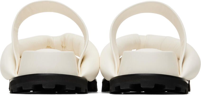 Jil Sander Off-White Oversize Strap and Sole Sandals - Picture 2