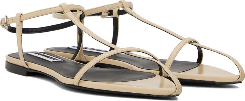 Jil Sander Off-White Pointed Toe Sandals - Picture 2