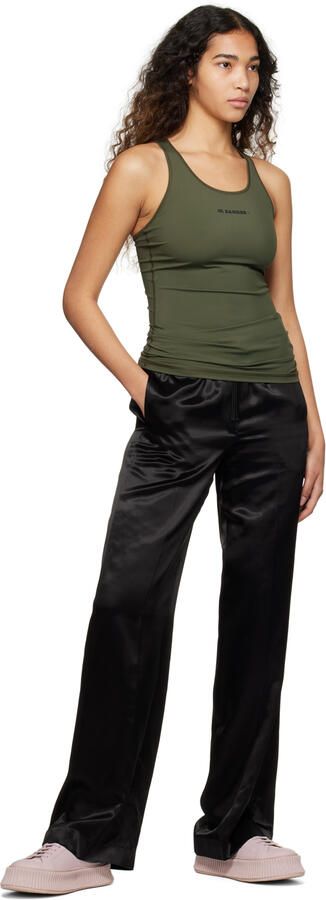 Jil Sander Purple Leather Sneakers - Picture 4