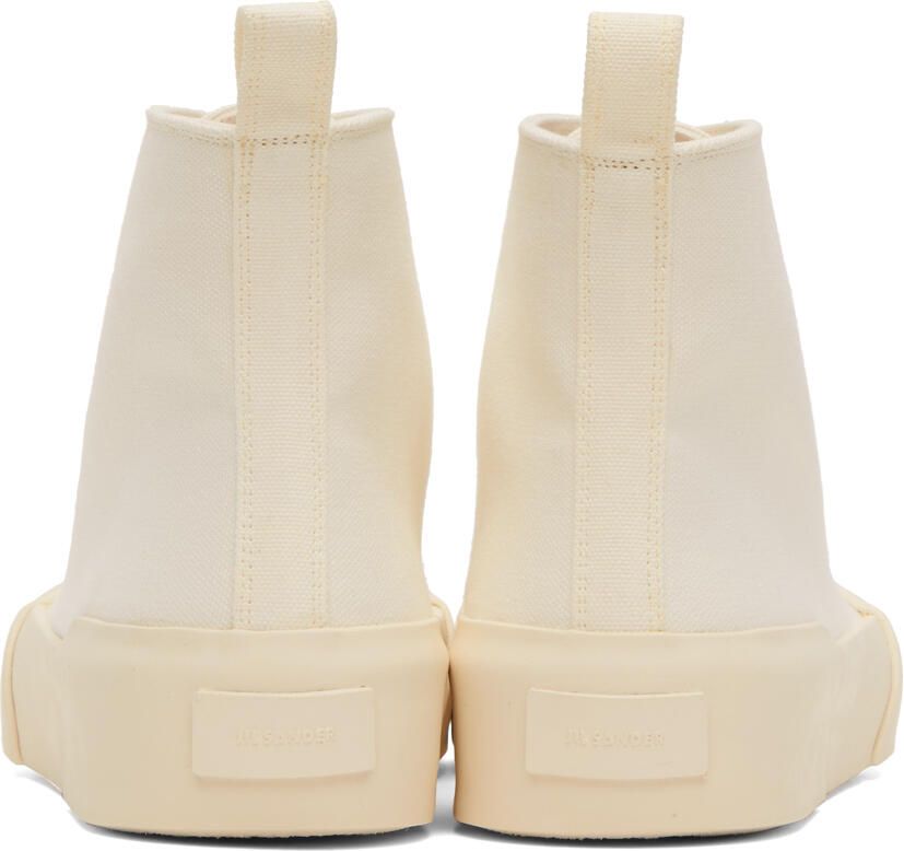Jil Sander White High-Top Sneakers