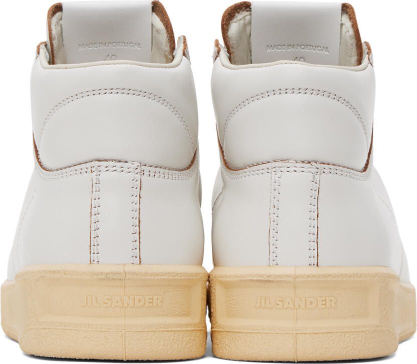 Jil Sander White Leather Sneakers