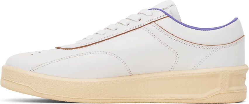 Jil Sander White Low-Top Sneakers - Picture 3
