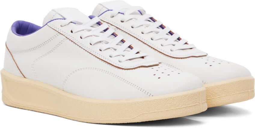 Jil Sander White Low-Top Sneakers - Picture 2