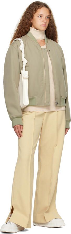 Jil Sander White Platform Sneakers - Picture 4