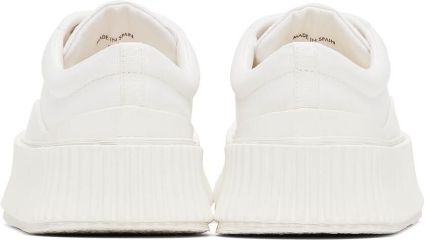 Jil Sander White Platform Sneakers