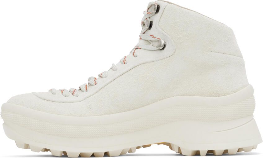 Jil Sander White Trail Boots - Picture 3