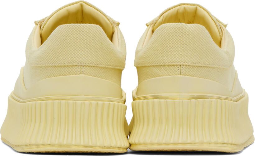 Jil Sander Yellow Platform Sneakers