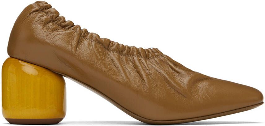 Jil Sander Khaki Kikki Heels