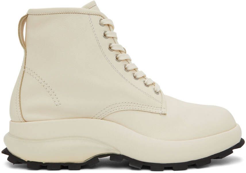 Jil Sander Off-White Elba Lace-Up Boots - Picture 5