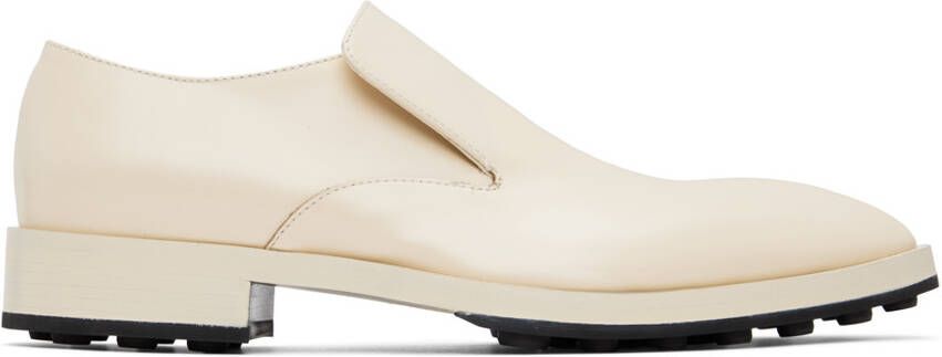 Jil Sander Off-White Pointed Loafers - Picture 5