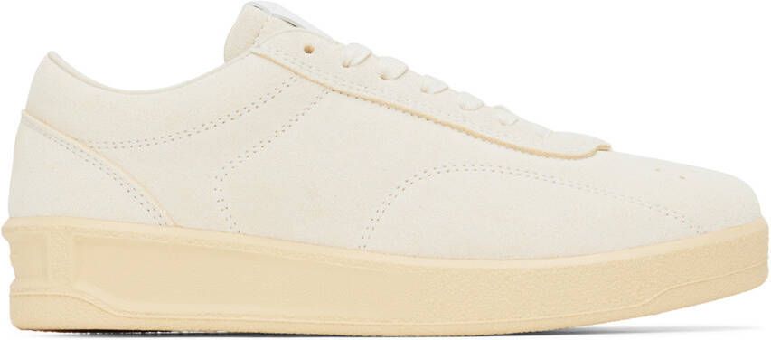 Jil Sander Off-White Suede Sneakers