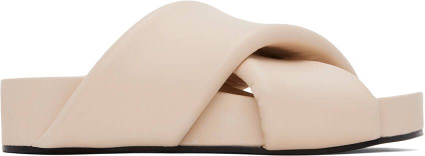 Jil Sander Pink Oversized Wrapped Sandals