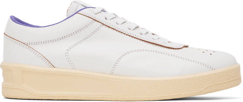 Jil Sander White Low-Top Sneakers - Picture 5