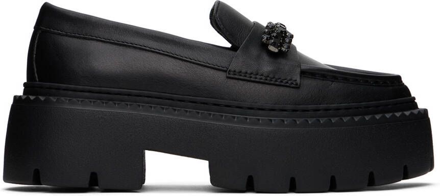 Jimmy Choo Bryer crystal-embellished loafers Black - Picture 5