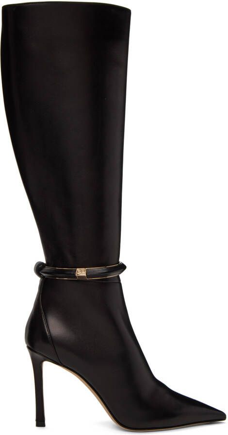 Jimmy Choo Black Dreece 95 Boots