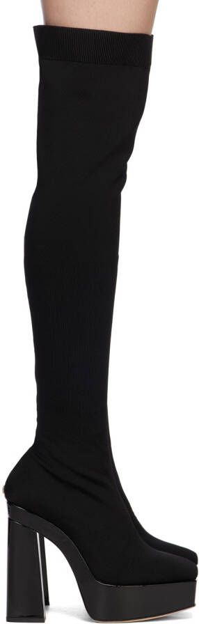 Jimmy Choo Black Giome 140 Boots