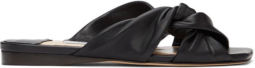 Jimmy Choo Black Narisa Flat Sandals - Picture 5