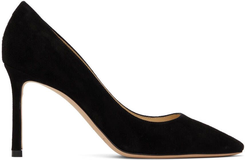 Jimmy Choo Black Romy 85 Heels - Picture 5