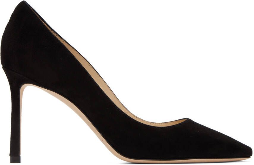 Jimmy Choo Black Romy 85 Heels - Picture 4