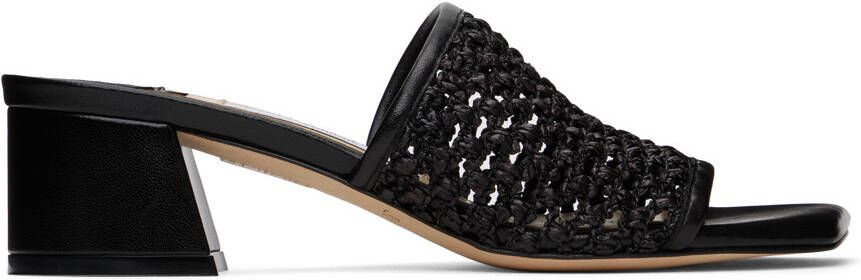 Jimmy Choo Black Themis 45 Heeled Sandals - Picture 5