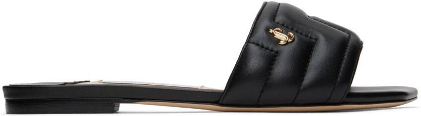 Jimmy Choo Black Themis Sandals - Picture 5