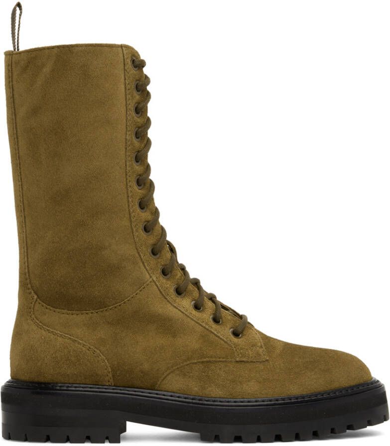 Jimmy Choo Green Cora Mid-Calf Boots - Picture 5