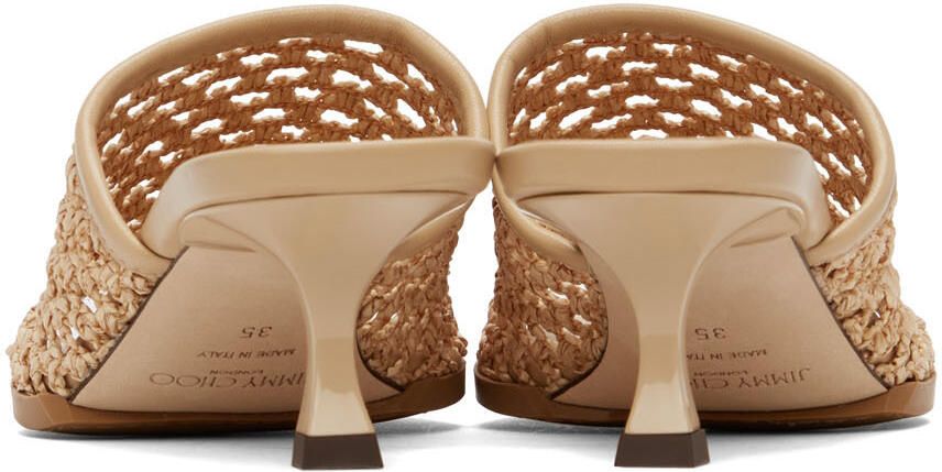 Jimmy Choo Beige Orly Heeled Sandals - Picture 2