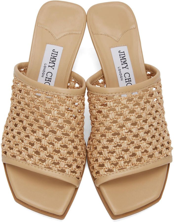 Jimmy Choo Beige Orly Heeled Sandals