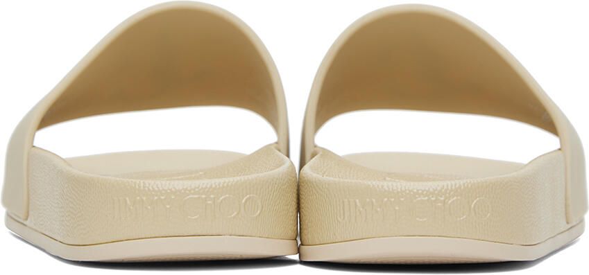 Jimmy Choo Port logo-plaque slides Neutrals