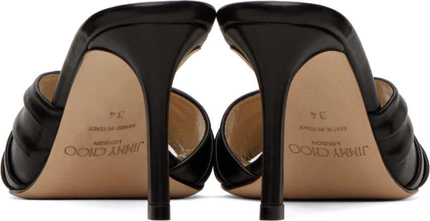 Jimmy Choo Black Basil 75 Heeled Sandals