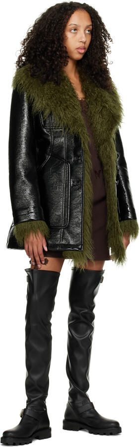 Jimmy Choo Black Biker II Tall Boots - Picture 4