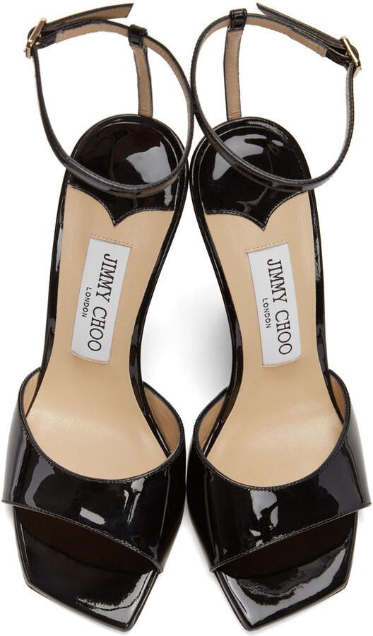Jimmy Choo Black Brien 110 Heeled Sandals - Picture 4