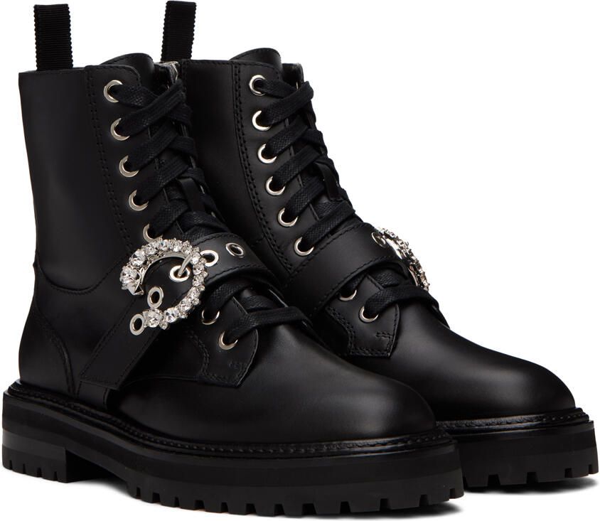 Jimmy Choo Black Cora Boots - Picture 2