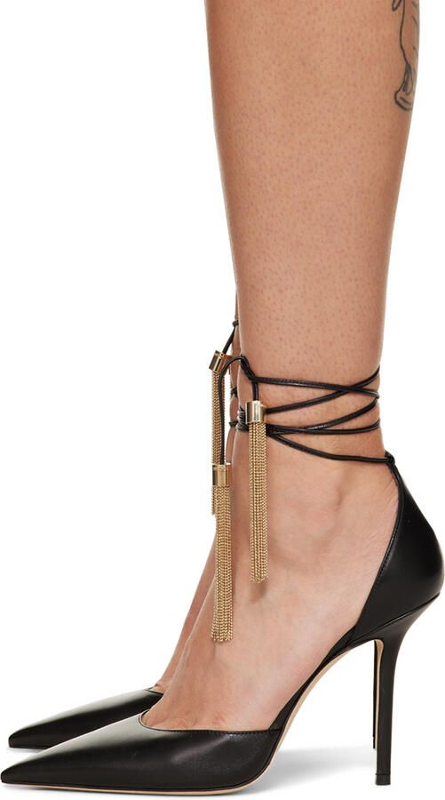 Jimmy Choo Black Eris 100 Heels - Picture 3