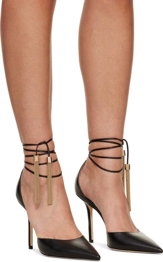 Jimmy Choo Black Eris 100 Heels - Picture 2