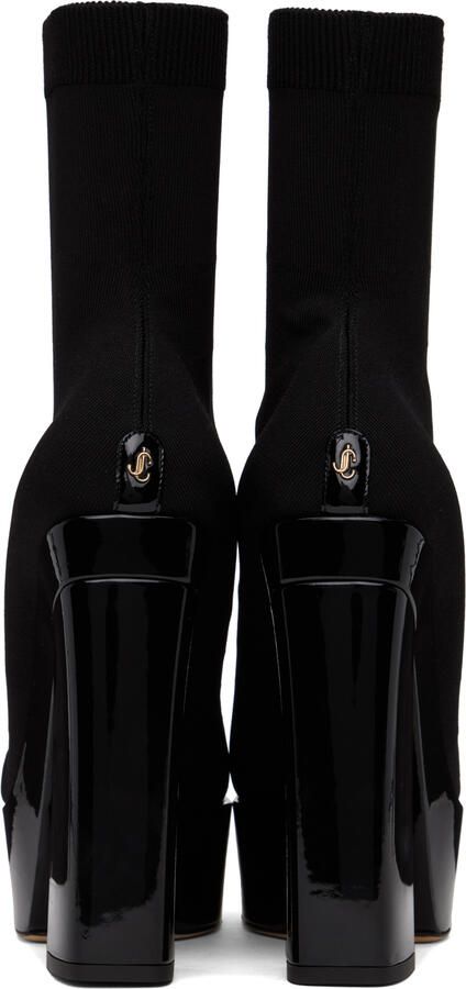 Jimmy Choo Giome 140mm platform ankle boots Black - Picture 5