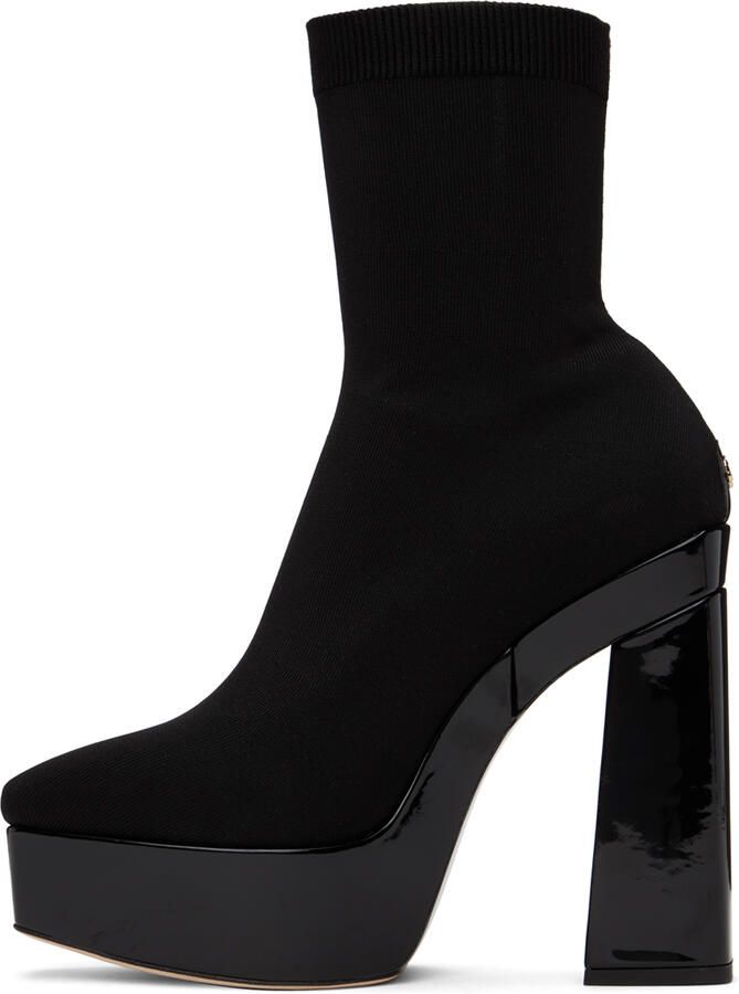Jimmy Choo Giome 140mm platform ankle boots Black