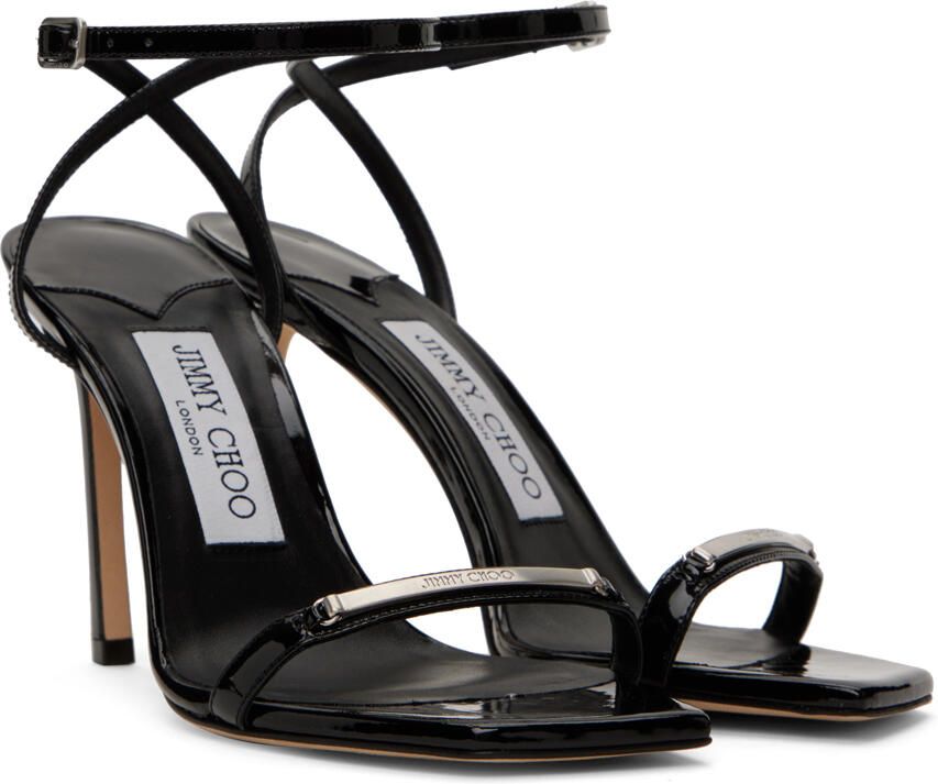 Jimmy Choo Black Jaxon 95 Heeled Sandals - Picture 2