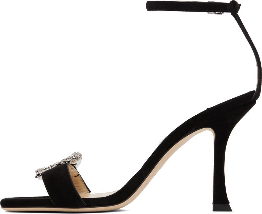 Jimmy Choo Black Marsai 90 Sandals - Picture 3